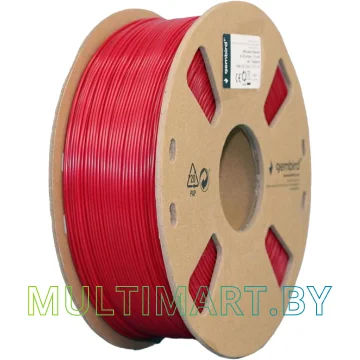 Пластик Gembird ABS 3DP-ABS1.75-01-R (1.75 мм, 1 кг, красный)